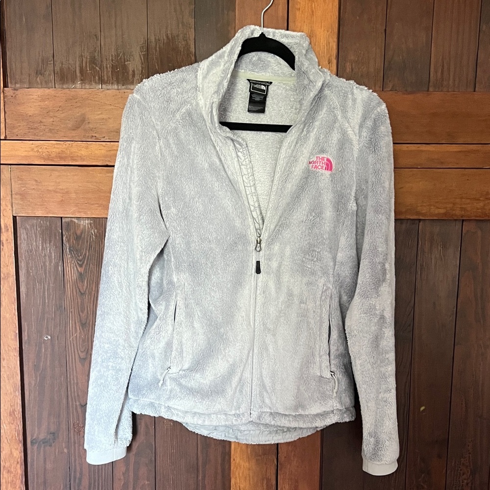 The North Face Women's Light Gray Teddy Jacket